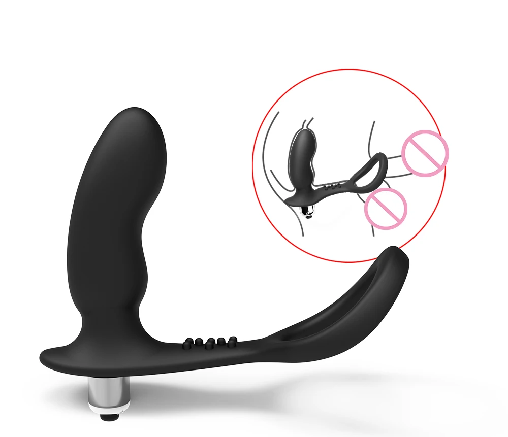 Male Prostate Massager Anal Plugs Vibrator Silicone Butt Plug For Men buttplug Delay Ejaculation Ring Vibrators Sex Toys For Men 28 S82c0c1d6931f4929aad8343909d05764a
