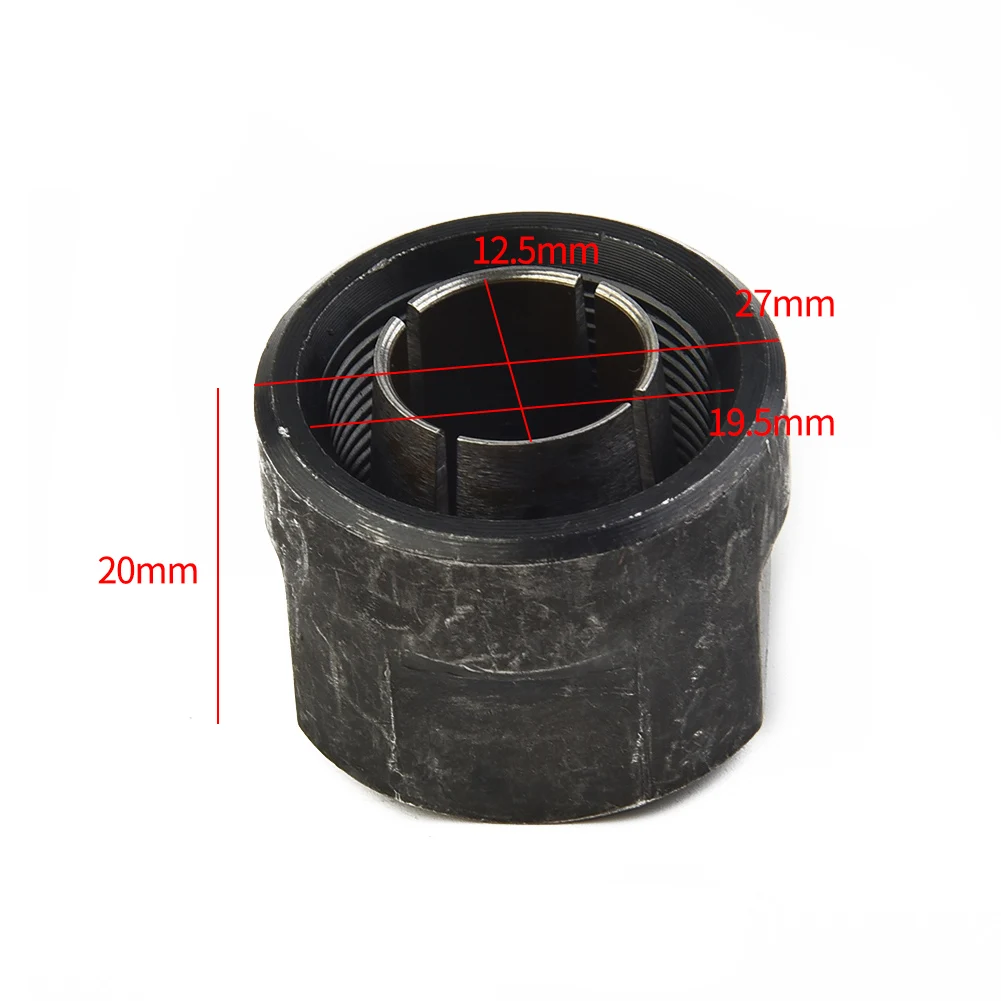 Black Collet Nut 1/2\\\\\\\\\\\\\\\" 13MM 22.5*27mm For Makita 3612 Metal Plunge Router Replacement High strength New Hardness
Black Collet Nut 1/2\\\\\\\\\\\\\\\" 13MM 22.5*27mm For Makita 3612 Metal Plunge Router Replacement High strength New Hardness