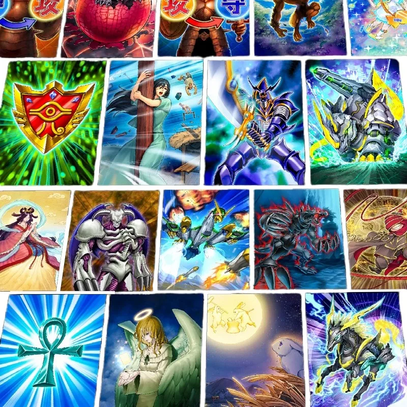 

Yu Gi Oh Black Magician Girl Blue-Eyes White Dragon Animation Characters Flashcards Anime Classics Game Collection Cards Toy