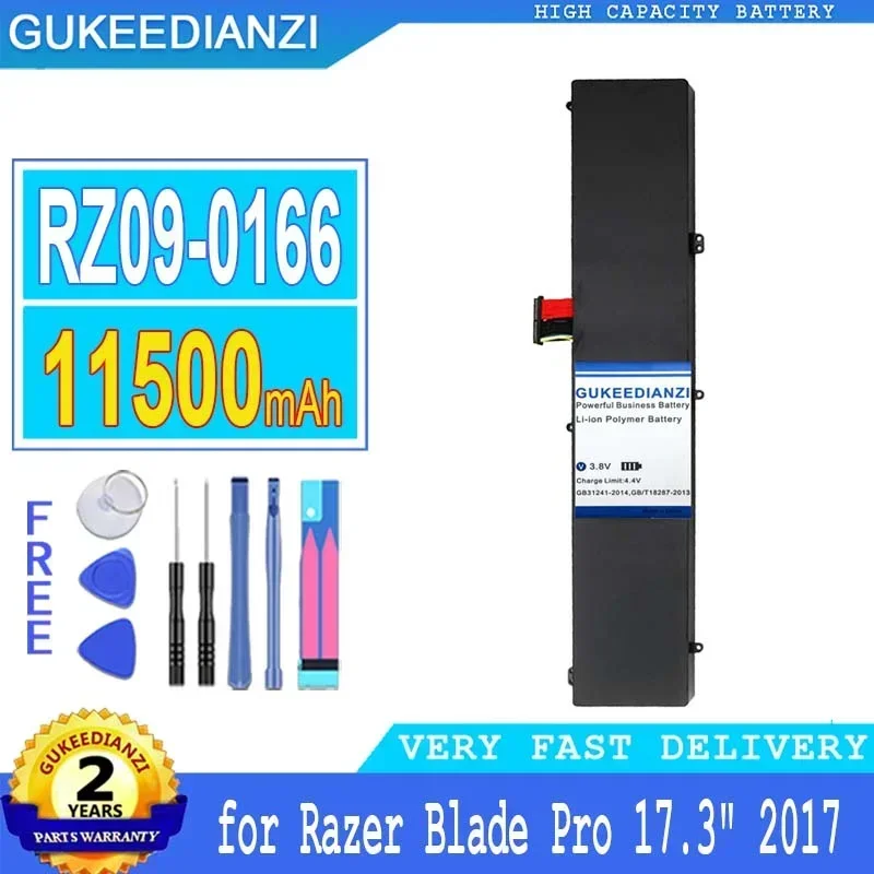 Перезаряжаемый переносной аккумулятор для Razer Blade Pro, 173 дюйма, RZ09-01663E52, RZ09-01662E53-R3U1, 11500 мАч, 2017 батарей
Перезаряжаемый переносной аккумулятор для Razer Blade Pro, 173 дюйма, RZ09-01663E52, RZ09-01662E53-R3U1, 11500 мАч, 2017 батарей