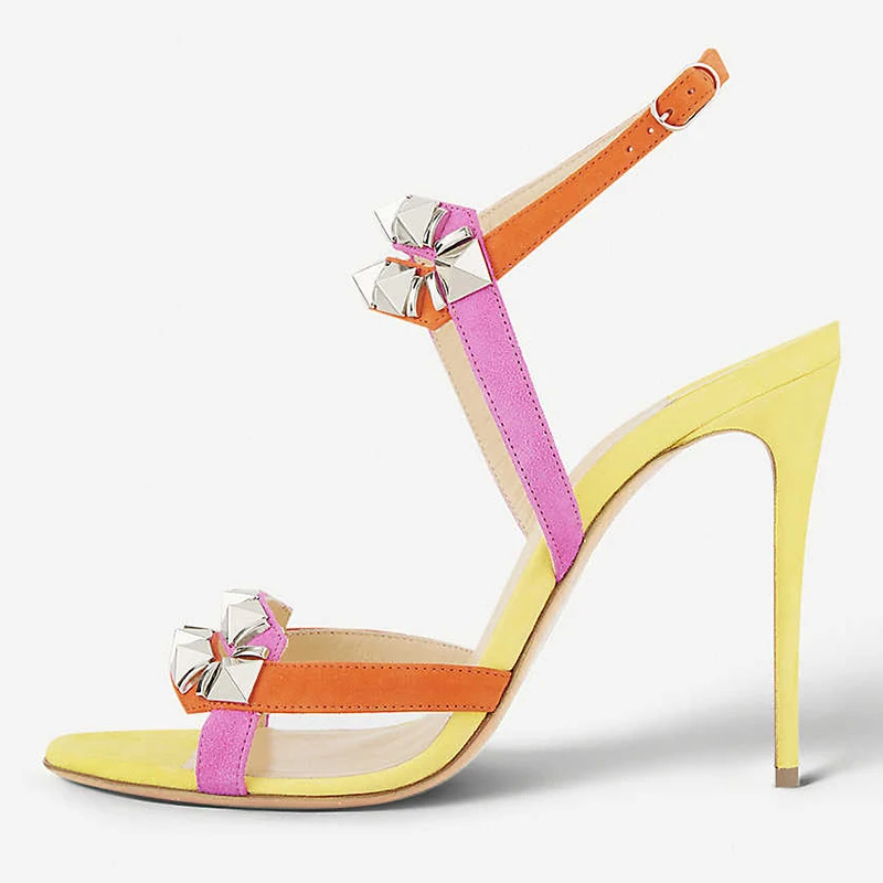 Women Stiletto Thin High Heels Ankle Strap Sandal Sexy Bridal Evening Party Dress Shoe Rivet Fashion Ball Lady Sandals 7-I-SL-6
Women Stiletto Thin High Heels Ankle Strap Sandal Sexy Bridal Evening Party Dress Shoe Rivet Fashion Ball Lady Sandals 7-I-SL-6