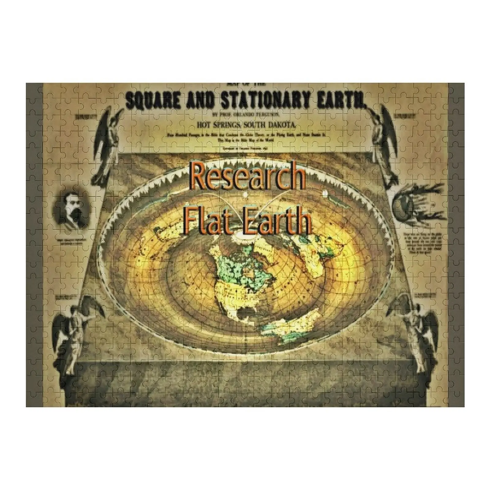 Ferguson Flat Earth 19th-Century Map Research Flat Earth Jigsaw Puzzle Custom Personalized Child Gift Custom Wood Puzzle
Ferguson Flat Earth 19th-Century Map Research Flat Earth Jigsaw Puzzle Custom Personalized Child Gift Custom Wood Puzzle