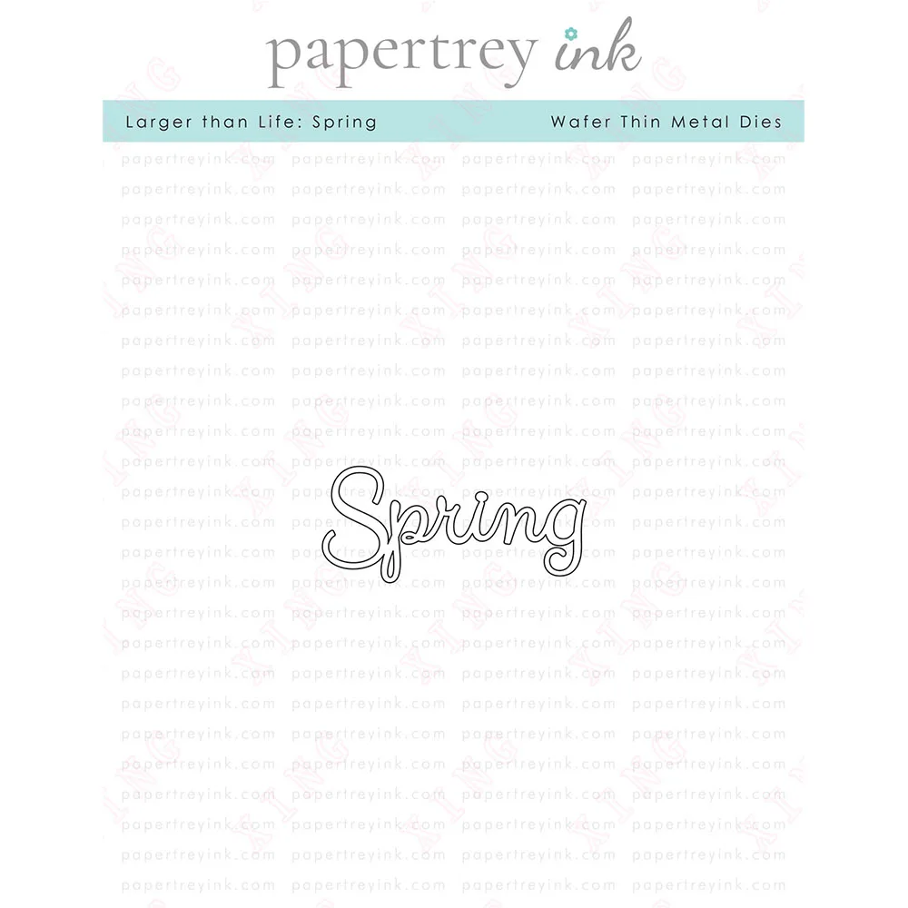 New Metal Cutting Dies Scrapbook Decoration Embossing Molds Diy Greeting Card Handmade Craft Album Larger Than Life: Spring Die
New Metal Cutting Dies Scrapbook Decoration Embossing Molds Diy Greeting Card Handmade Craft Album Larger Than Life: Spring Die
