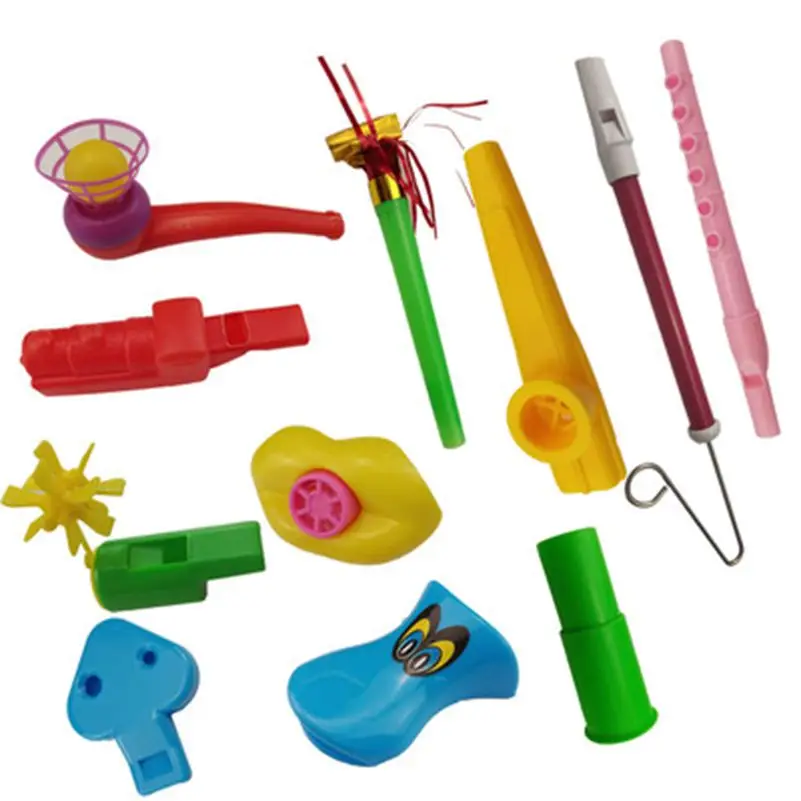 

8-11pcs Mouth muscle training whistle blowing whistle set children's language pronunciation oral breathing developmental