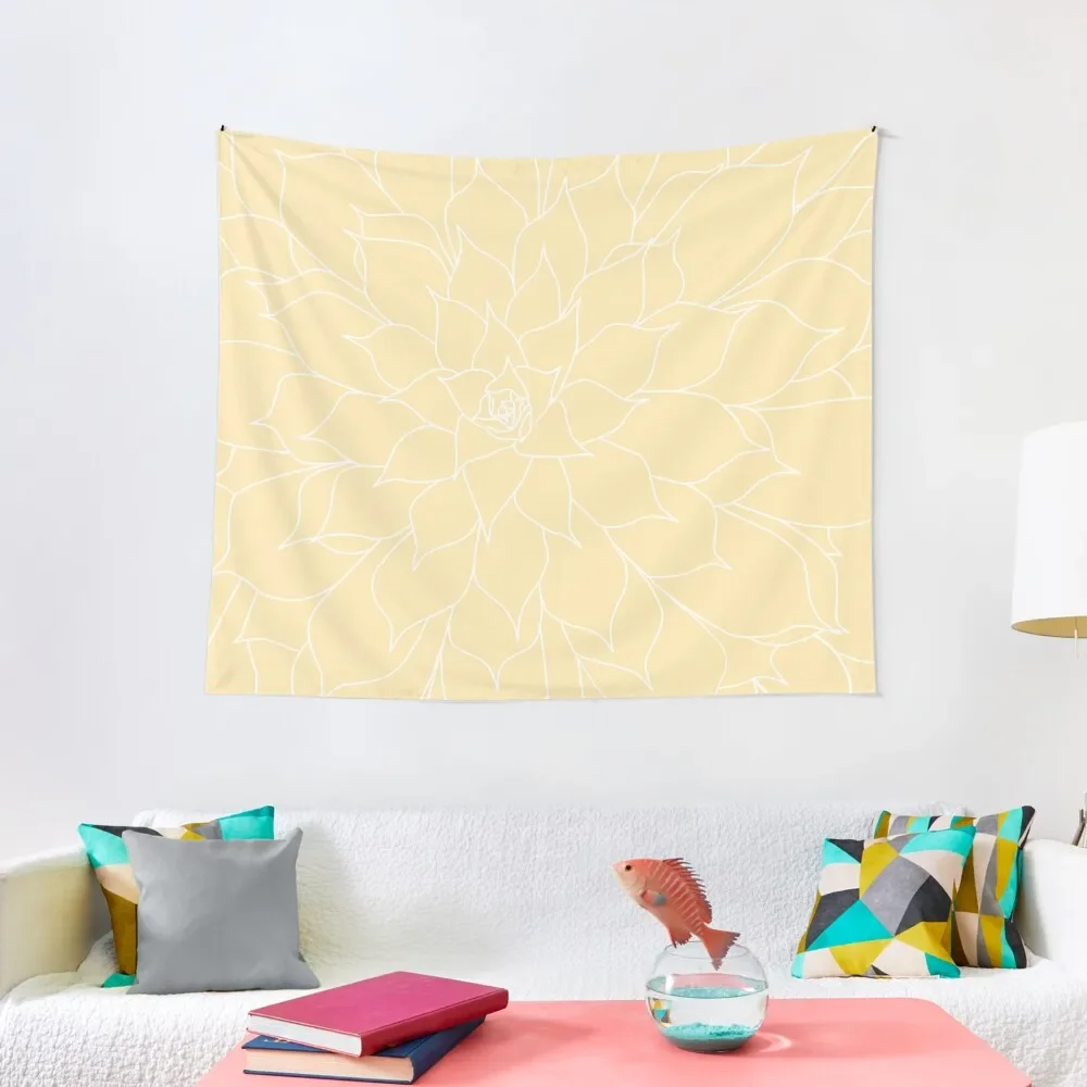 

Yellow Succulent Tapestry Wall Hangings Decoration Bedroom Decor Kawaii Room Decor Tapestry