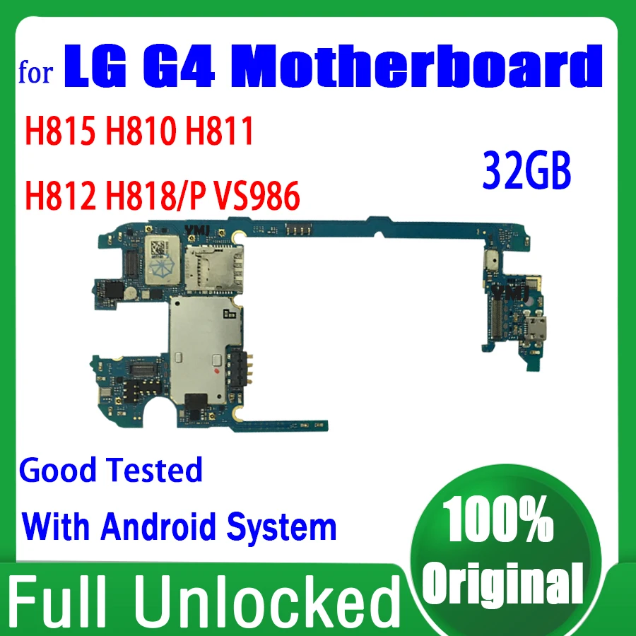 Оригинальная разблокированная материнская плата для LG G4 H815 H810 H811 H812 H818 VS986 материнская плата 32 Гб с системой Android полные чипы протестированы
Оригинальная разблокированная материнская плата для LG G4 H815 H810 H811 H812 H818 VS986 материнская плата 32 Гб с системой Android полные чипы протестированы