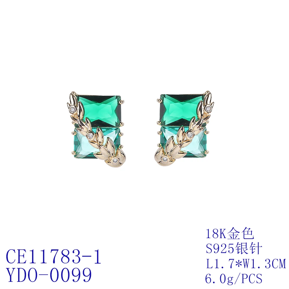 Cubic Zircon CZ Stud Earrings for Bride, Women Girl Birthday Party Jewelry CE11783 2 S82cdb1b2df0c4048984b3ad607c295ec4