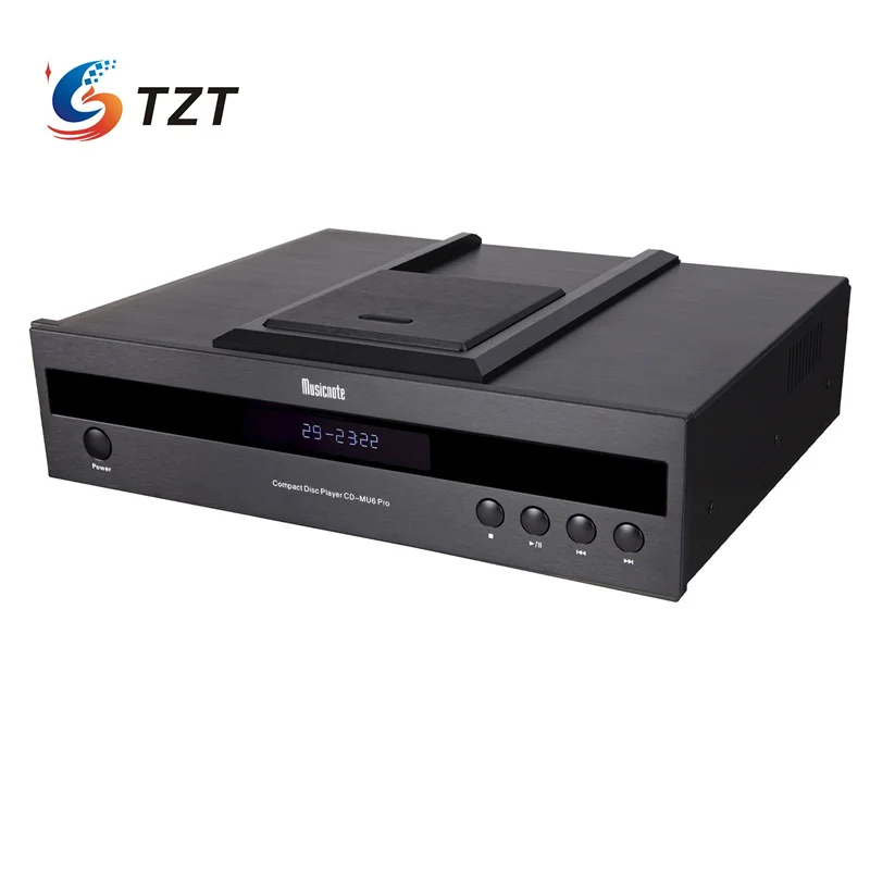 

TZT Musicnote CD-MU6 Pro Compact Disc Player Professional Hifi CD Player (Silver/Black with USB Input Port)