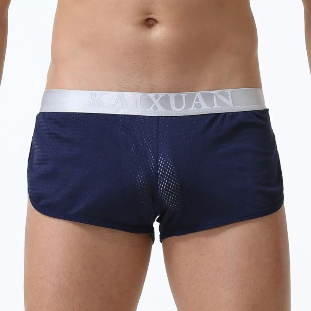 Sexy Underwear Boxer Shorts Men Ice Mesh Breathable Home Pants Low Rise Men'S Underwear Flat Boxer Shorts And Underpants
Sexy Underwear Boxer Shorts Men Ice Mesh Breathable Home Pants Low Rise Men'S Underwear Flat Boxer Shorts And Underpants