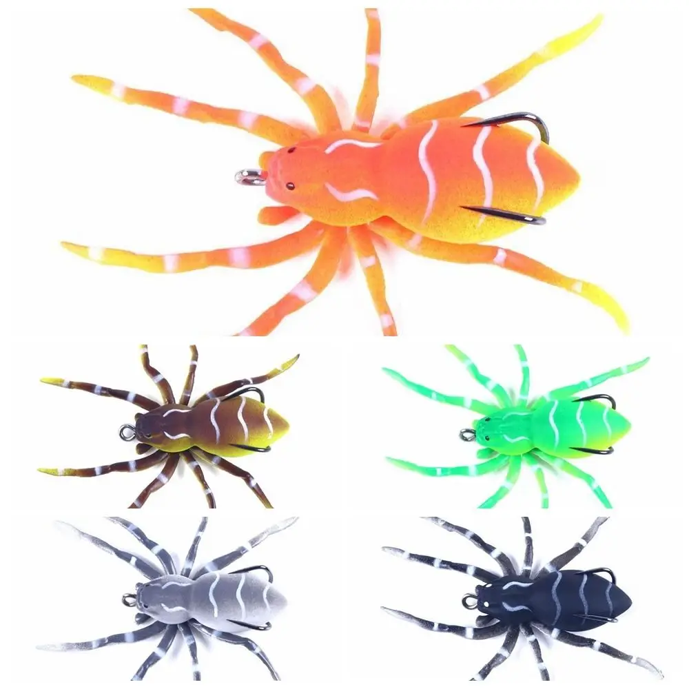 

Floating Spider Soft Bait Artificial 8cm 7g Spider Fishing Lure Biomimetic Simulation Bionic Spider Crank Lure Outdoor