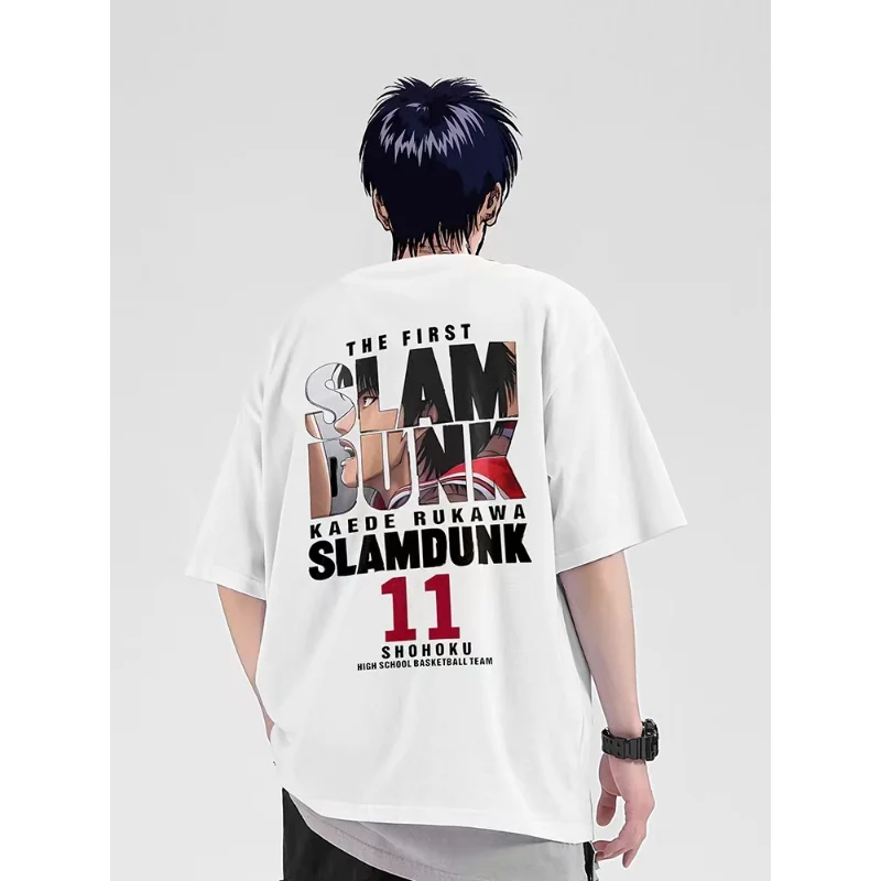 Футболка аниме Slam Dunk для мужчин, рубашки рубашек в стиле рубава Kaede, оверсайз, японская манга, женская блуза, бесплатная доставка
Футболка аниме Slam Dunk для мужчин, рубашки рубашек в стиле рубава Kaede, оверсайз, японская манга, женская блуза, бесплатная доставка