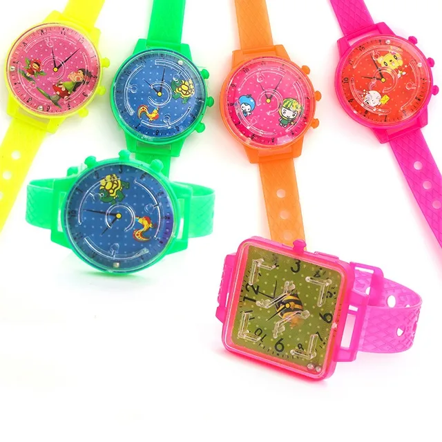 Labyrinthe 3D Montre Magique pour Enfant et Adulte, Jeu de Puzzle, Balance, Boule Roulante, Souligné, Document Aléatoire, 1 Pièce 2