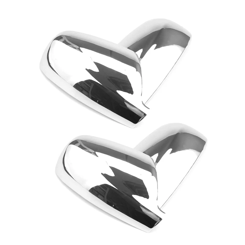 

4X For Peugeot 307 Door Side Wing Mirror Chrome Cover Rear View Cap Accessories