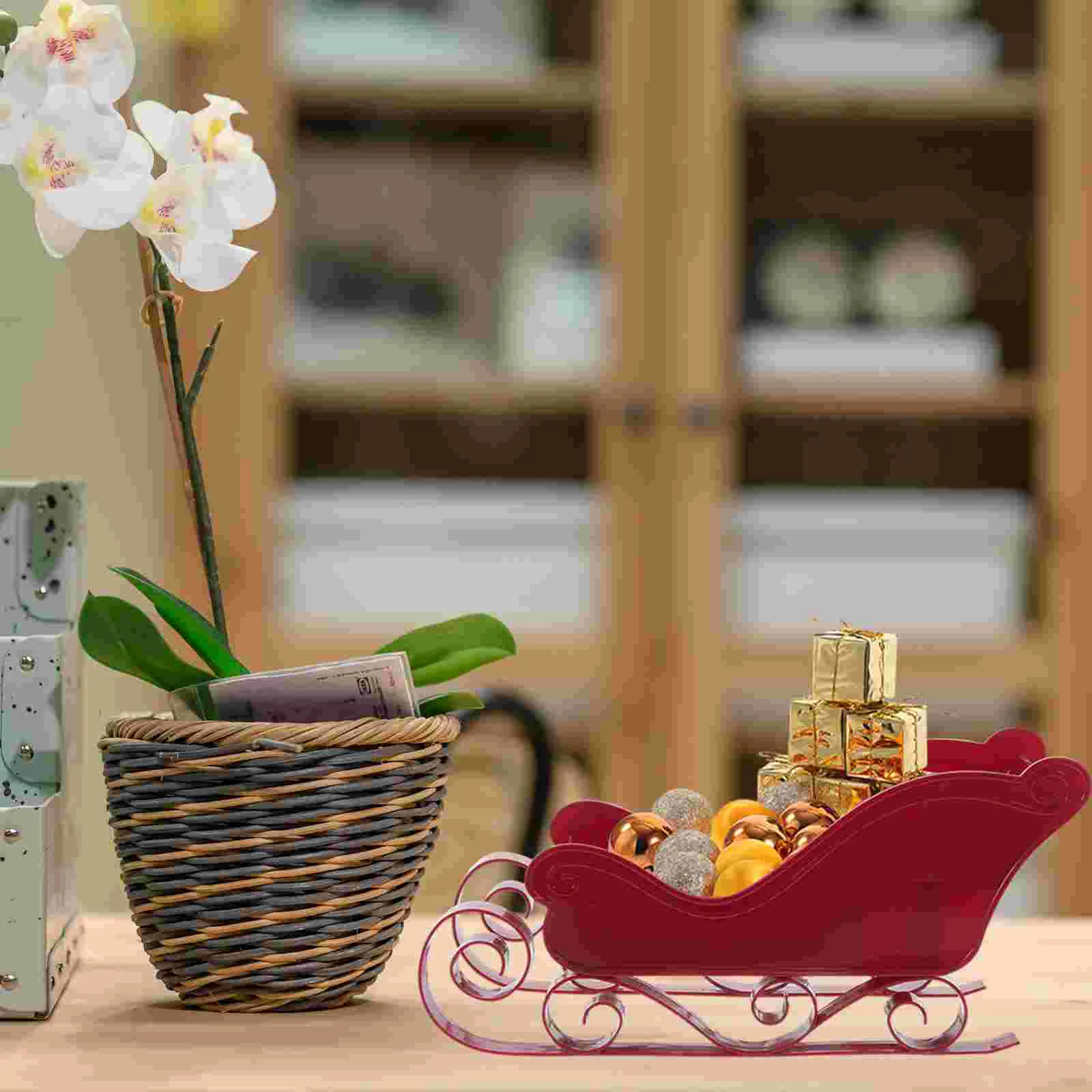 Exquisite Sled Adornment Plastic Christmas Sleigh Pendant Christmas Tree Ornaments Home Decorations Home Christmas Decor Props
Exquisite Sled Adornment Plastic Christmas Sleigh Pendant Christmas Tree Ornaments Home Decorations Home Christmas Decor Props