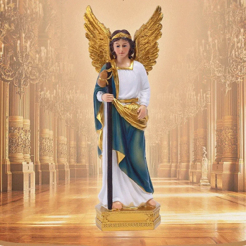 Angel Saint Raphael Statue Figure Handmade Archangel Saint Raphael Figurine Religious Gift Xmas Desktop Home Decorative Ornament
Angel Saint Raphael Statue Figure Handmade Archangel Saint Raphael Figurine Religious Gift Xmas Desktop Home Decorative Ornament