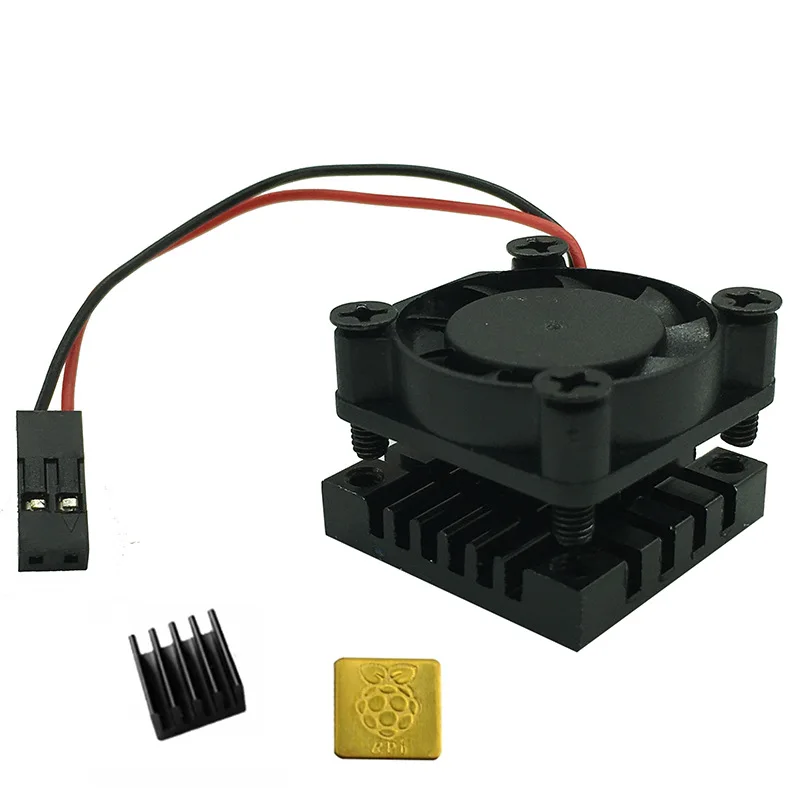 Raspberry Pi 4 Model B DIY CPU Cooling Fan For Raspberry Pi4 with Aluminum Heatsink Base+RAM Heatsink Heat Sinks Set Kit
Raspberry Pi 4 Model B DIY CPU Cooling Fan For Raspberry Pi4 with Aluminum Heatsink Base+RAM Heatsink Heat Sinks Set Kit