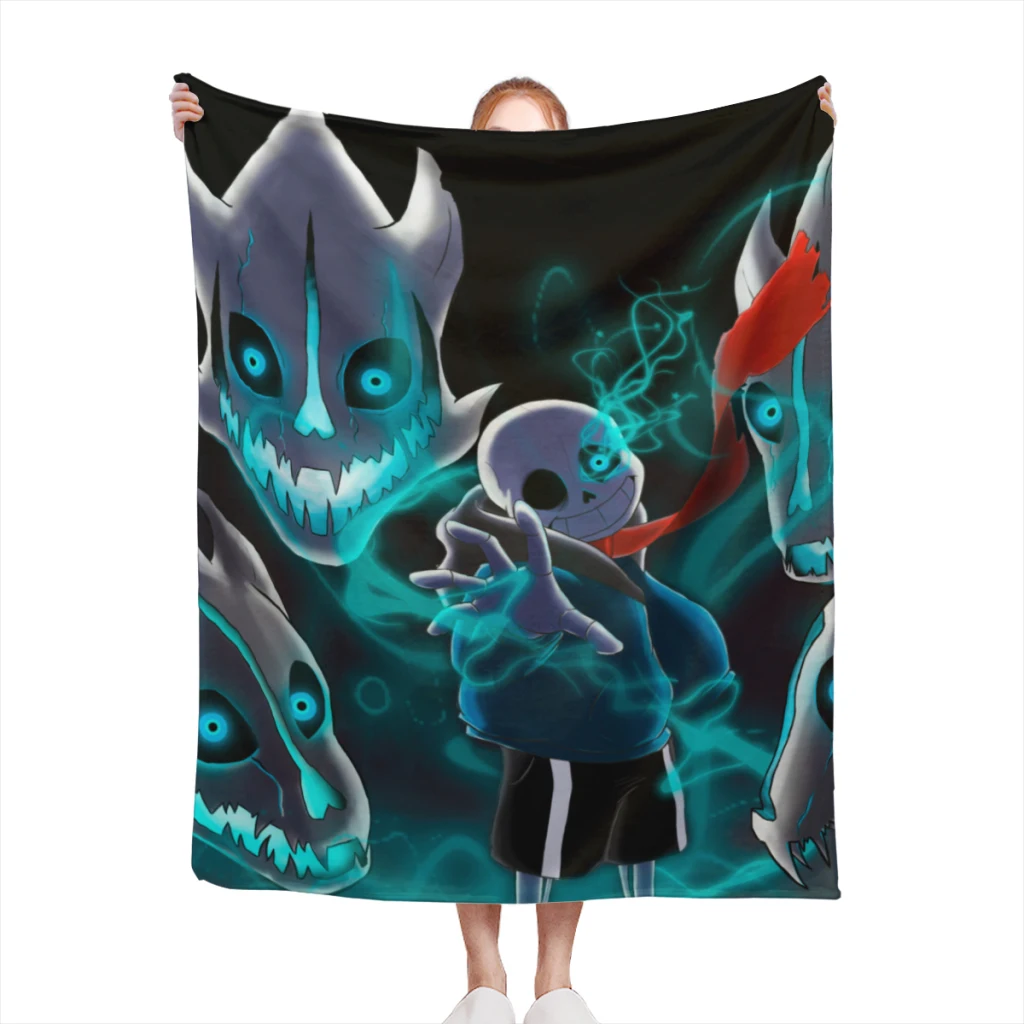 

Undertale Comfortable Blanket Soft comforter sets throw for Couch Warm Flannel Blankets Bedroom Décor