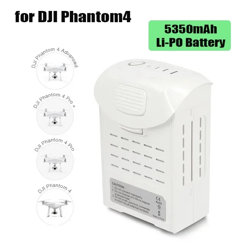 NEW 15.2V 5350mAh Intelligent Spare Flight LiPo Battery Replacement Part for DJI Phantom 4/Advanced/4Pro FPV Quadcopter RC Drone
NEW 15.2V 5350mAh Intelligent Spare Flight LiPo Battery Replacement Part for DJI Phantom 4/Advanced/4Pro FPV Quadcopter RC Drone