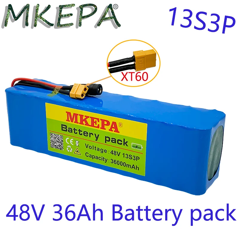 13S3PHigh capacity 48v battery 48v 36Ah 1000w 13S3P Lithium ion Battery Pack For 54.6v E-bike Electric bicycle Scooter with BMS
13S3PHigh capacity 48v battery 48v 36Ah 1000w 13S3P Lithium ion Battery Pack For 54.6v E-bike Electric bicycle Scooter with BMS