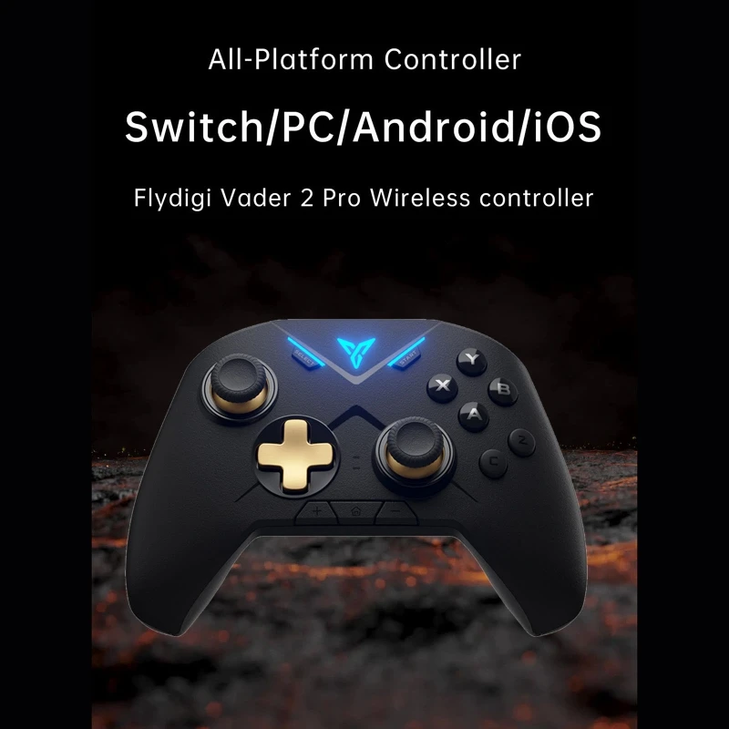 Беспроводной геймпад Flydigi аналогичный 2 Pro, игровой контроллер с 3 режимами вибрации, 2,4 ГГц, беспроводное Bluetooth-совместимое соединение
Беспроводной геймпад Flydigi аналогичный 2 Pro, игровой контроллер с 3 режимами вибрации, 2,4 ГГц, беспроводное Bluetooth-совместимое соединение
