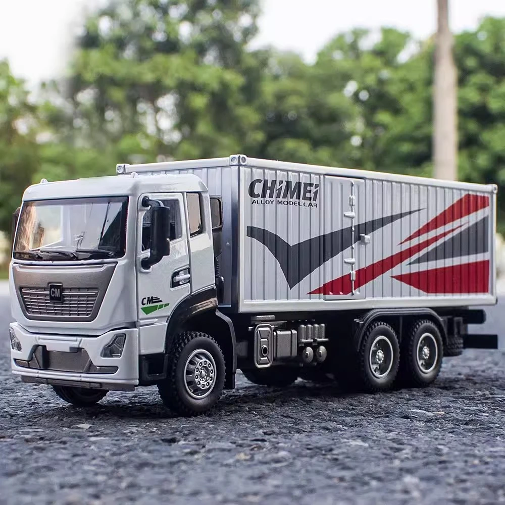 1/32 Car Model Toy Alloy Body Sound Light Pull Back Container Transport Truck Models Diecast Simulation Kid Toys Collection Gift 
1/32 Car Model Toy Alloy Body Sound Light Pull Back Container Transport Truck Models Diecast Simulation Kid Toys Collection Gift