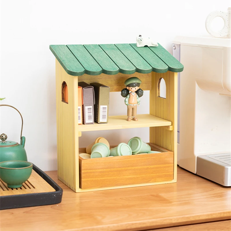 Wooden Storage Rack Sideboard Cup Miscellaneous Storager Organizer Home Gadgets Office Desk Decorative Originality Storage Shelf
Wooden Storage Rack Sideboard Cup Miscellaneous Storager Organizer Home Gadgets Office Desk Decorative Originality Storage Shelf