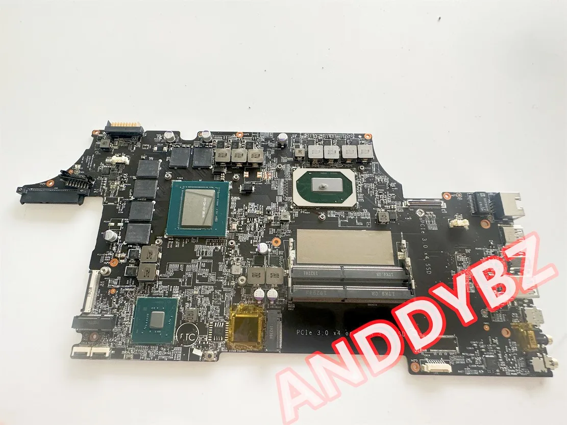 

Original ms-17e51 for Msi ms-17e5 gl65 GL75 Leopard 9SEK laptop motherboard with i7-9750h and rtx2060m test ok