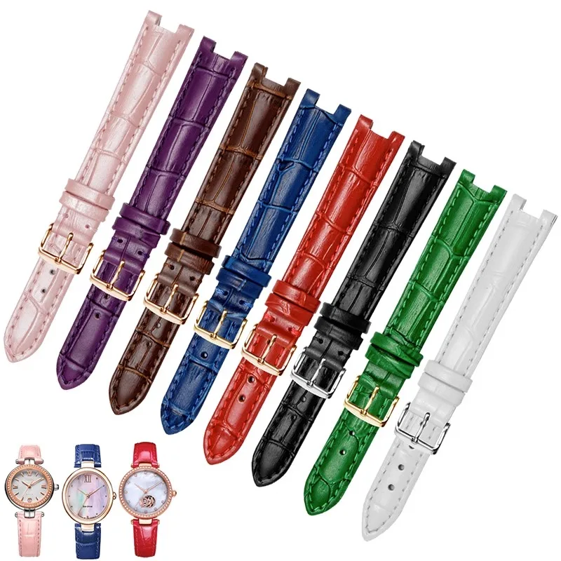 

Universal Various Brands Of Concave Interface Leather Strap 12/13/14/15/16/17/18/19/20/21/22/23/24mm Cowhide Watchband