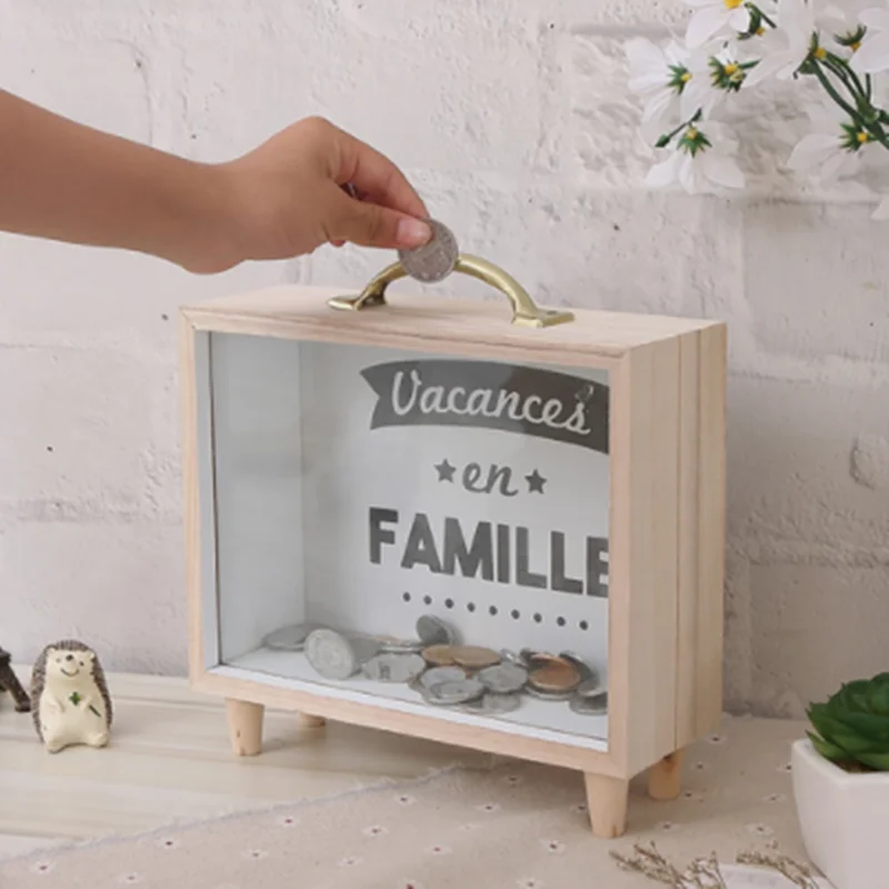 Wooden Piggy Bank Transparent Piggy Bank Can Save Withdraw Money Coin Cash Change Home Desktop Decoration Kids Gift
Wooden Piggy Bank Transparent Piggy Bank Can Save Withdraw Money Coin Cash Change Home Desktop Decoration Kids Gift