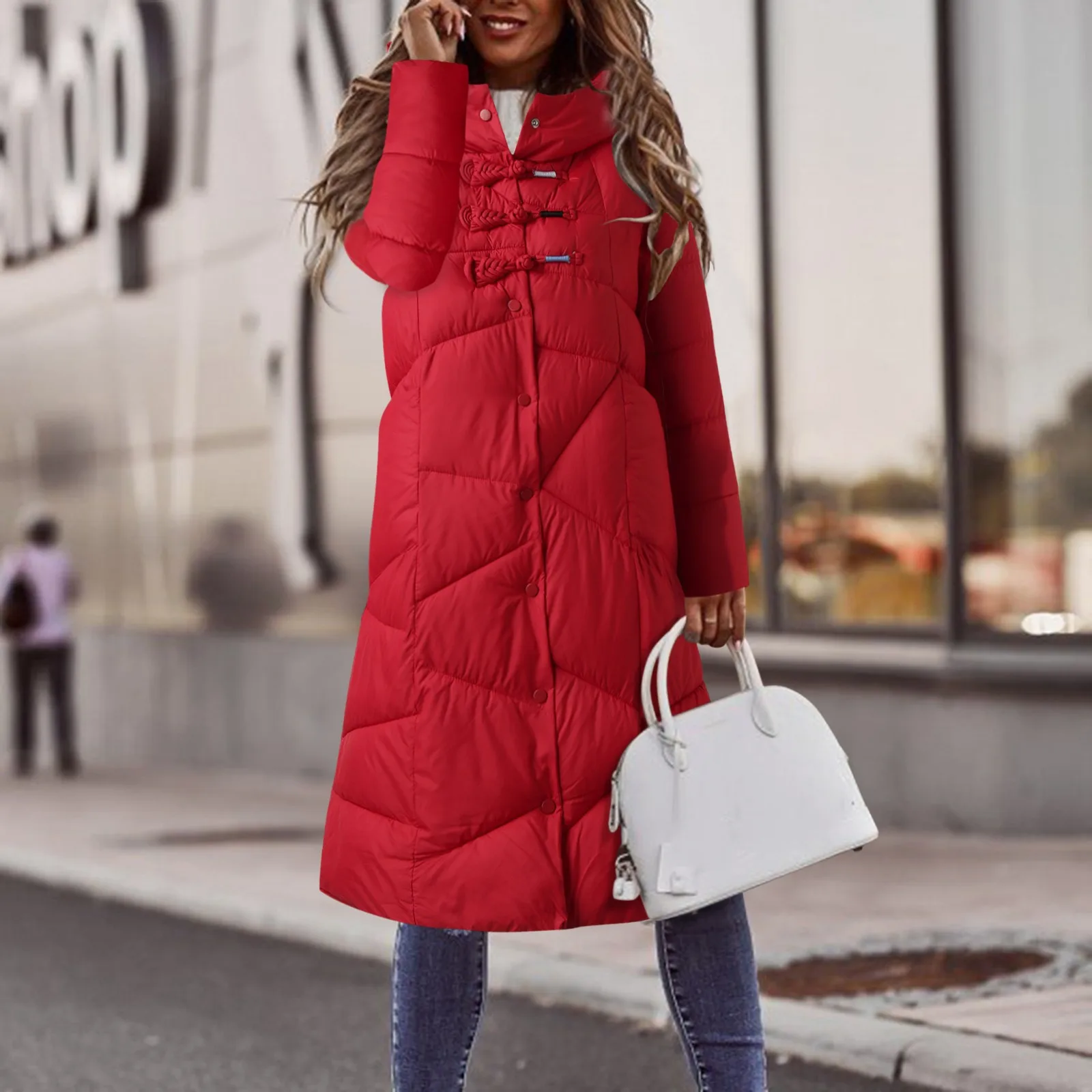 Cotton Coats High Quality Clothing 2023 Fall Winter New Fashion Long Thicken Warmth Parakas Korean Hooded Zipper Button Jakets
Cotton Coats High Quality Clothing 2023 Fall Winter New Fashion Long Thicken Warmth Parakas Korean Hooded Zipper Button Jakets