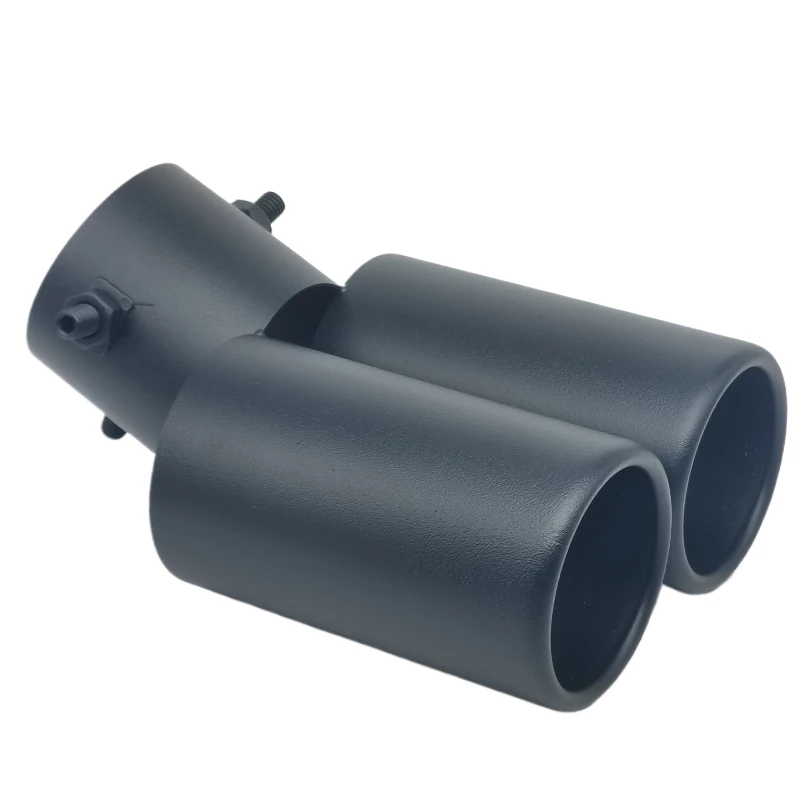 1PCS Dual Outlet Car Exhaust Tip Stainless Steel Black Exhaust Tips Muffler Tail Double Pipe Tube Tips Universal Car Accessories
1PCS Dual Outlet Car Exhaust Tip Stainless Steel Black Exhaust Tips Muffler Tail Double Pipe Tube Tips Universal Car Accessories