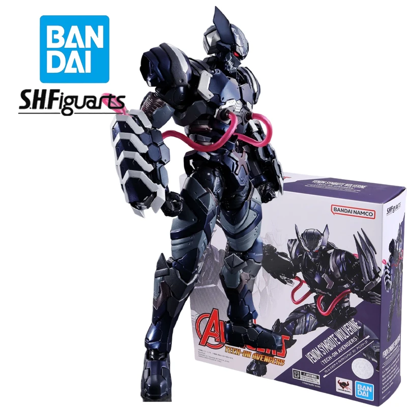 Original Bandai Venom Action Figure S.H.Figuarts Symbiote Wolverine Tech-On Marvel Avengers Anime Model Collectible Toy
Original Bandai Venom Action Figure S.H.Figuarts Symbiote Wolverine Tech-On Marvel Avengers Anime Model Collectible Toy