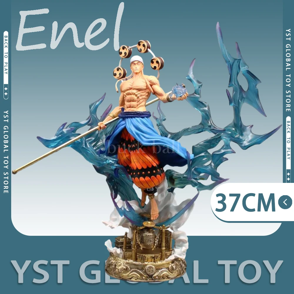 37cm One Piece Gk Figure Enel Anime Figurine Pvc Statue Model Doll Ornament Collection Desk Decoration Children Toys Gifts
37cm One Piece Gk Figure Enel Anime Figurine Pvc Statue Model Doll Ornament Collection Desk Decoration Children Toys Gifts