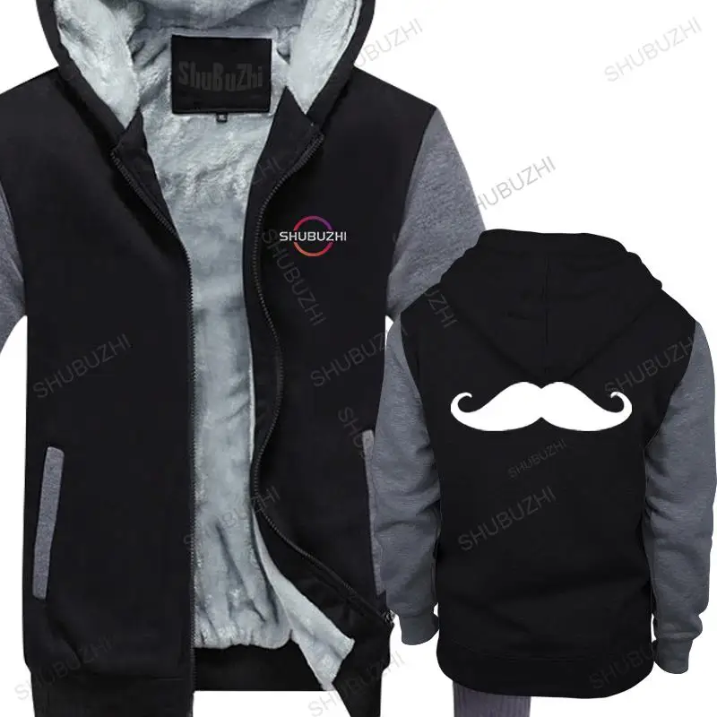 

Casual hoody Tops hooded coat warm hoodie mustache hiphop thick hoody funny moustache hoody creative beard design hoodies