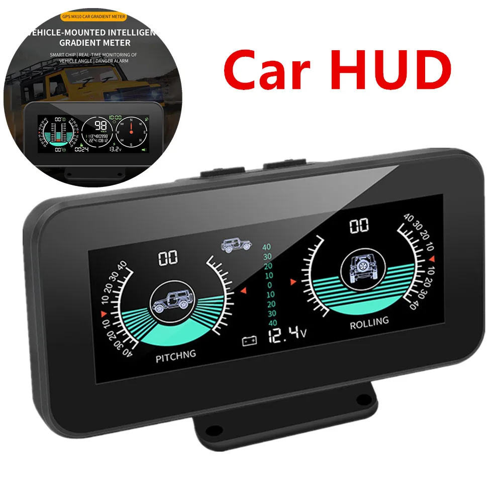 M60 Car SUV Off-Road HUD Head-up Display Altitude Slope Meter GPS Speedometer Compass Overspeed Alarm Car Accessories Parts
M60 Car SUV Off-Road HUD Head-up Display Altitude Slope Meter GPS Speedometer Compass Overspeed Alarm Car Accessories Parts