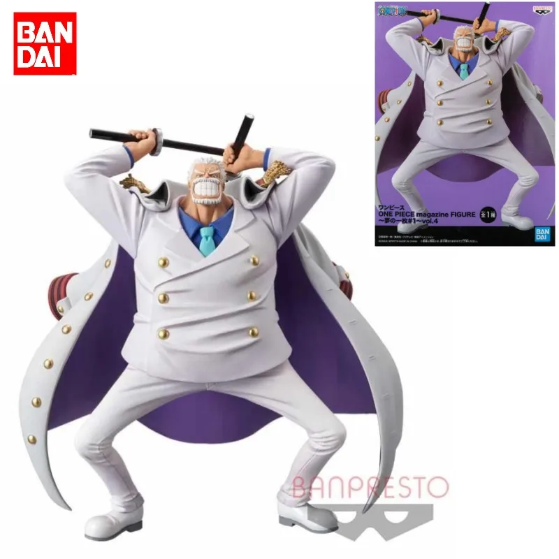 

Bandai Vol.1 ONE PIECE magazine FIGURE ONE PIECE Anime Figure Monkey D. Garp Action Figure Toys For Kids Gift Collectible Model