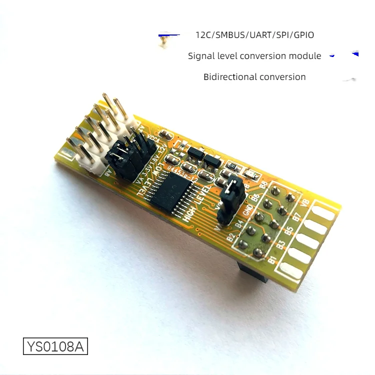 Модуль преобразования уровня UsenDz @ I2C/SPI/UART/GPIO 1,2 в 1,8 в 3,3 В YS0108A
Модуль преобразования уровня UsenDz @ I2C/SPI/UART/GPIO 1,2 в 1,8 в 3,3 В YS0108A