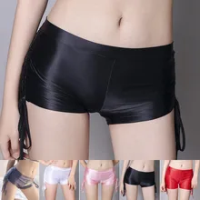 Sexy Panties For Womens Drawstring Oil Shiny Glossy Panties Boxer Panties Solid Shorts Women's Panties Трусы Женские
Sexy Panties For Womens Drawstring Oil Shiny Glossy Panties Boxer Panties Solid Shorts Women's Panties Трусы Женские