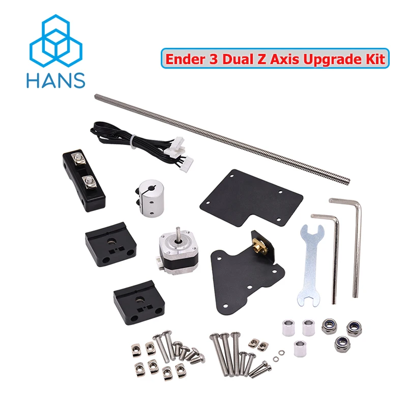 

Ender 3 Dual Z Axis Upgrade Kit 3D Printer Part With 365mm Lead Screw 34mm Stepper Motor Bracket Screw Coupler Cable Set
