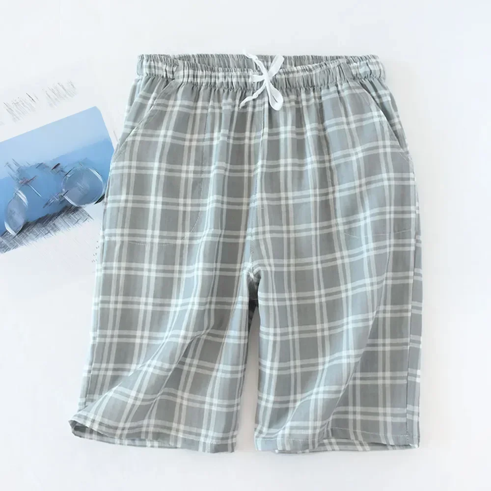 Plaid Bottoms Drawstring Cotton Elastic Pants Men Short Boxershorts Waist Pajama Summer Sleepwear Casual Long Loose
Plaid Bottoms Drawstring Cotton Elastic Pants Men Short Boxershorts Waist Pajama Summer Sleepwear Casual Long Loose