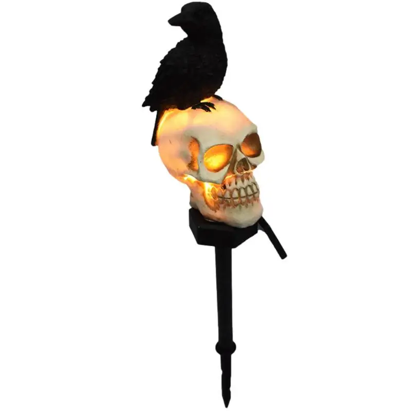 Skull Solar Outdoor Lights Halloween Skeleton Head Crow Outdoor Solar Stake Lights Halloween Waterproof Garden Decoration
Skull Solar Outdoor Lights Halloween Skeleton Head Crow Outdoor Solar Stake Lights Halloween Waterproof Garden Decoration