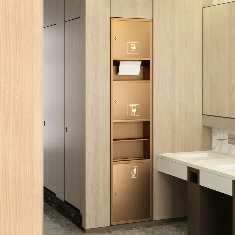 Rose Gold Stainless Steel Paper Towel Box Hand Dryer Trash Can Bathroom Concealed Embedded Storage Rack
Rose Gold Stainless Steel Paper Towel Box Hand Dryer Trash Can Bathroom Concealed Embedded Storage Rack