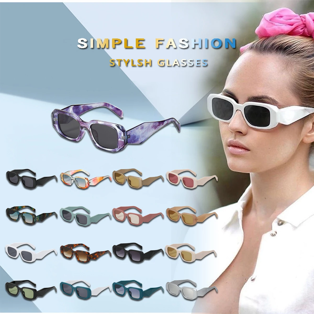Fashion Square Diamond Vintage Women's Sunglasses Glasses for Mens Street Snap Ins Multiple Colors Brand Designer UV400 Eyewear
Fashion Square Diamond Vintage Women's Sunglasses Glasses for Mens Street Snap Ins Multiple Colors Brand Designer UV400 Eyewear
