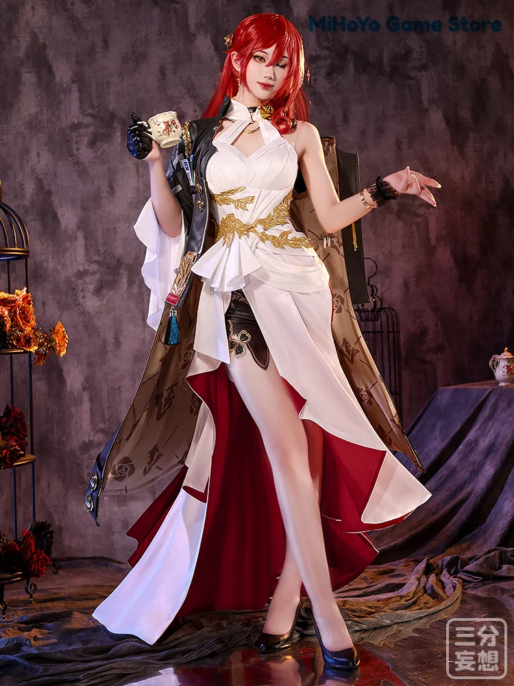 Honkai: Star Rail Tripartite Delusion Cosplay Game Elegant Explorer Costumes Comic Con Party Cosplay Himeko Suit Astral Express
Honkai: Star Rail Tripartite Delusion Cosplay Game Elegant Explorer Costumes Comic Con Party Cosplay Himeko Suit Astral Express