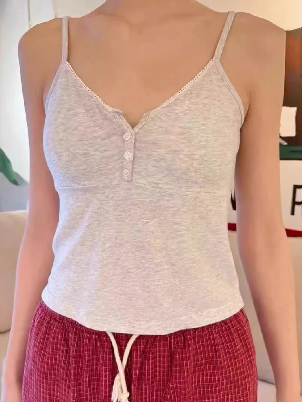 Lace Trim Crop Tops Women Summer Clothes 2024 Cotton Sexy 2000s Y2K Camisole Tanks Girls Trending Cute Kawaii Tank Top
Lace Trim Crop Tops Women Summer Clothes 2024 Cotton Sexy 2000s Y2K Camisole Tanks Girls Trending Cute Kawaii Tank Top
