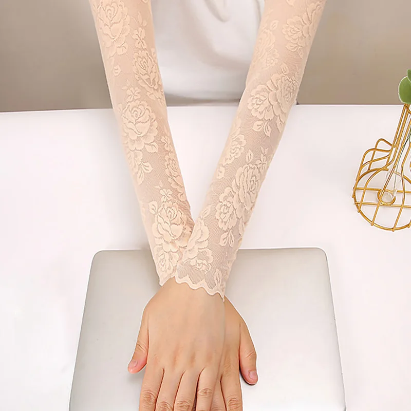 Summer Arm Ice Sleeve Sun Protection Mesh Lace Cycling Gloves Fingerless Gloves Thin Mittens Long Lace Glove Protect Accessories
Summer Arm Ice Sleeve Sun Protection Mesh Lace Cycling Gloves Fingerless Gloves Thin Mittens Long Lace Glove Protect Accessories