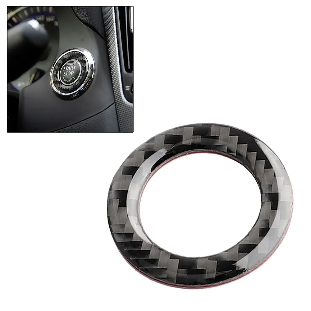 1pc Car Engine Start Stop Push Button Ring Carbon Fiber For Infiniti Q50 Q60 2014-2019 Switch Start Stop Button Ring Decal Trim
1pc Car Engine Start Stop Push Button Ring Carbon Fiber For Infiniti Q50 Q60 2014-2019 Switch Start Stop Button Ring Decal Trim