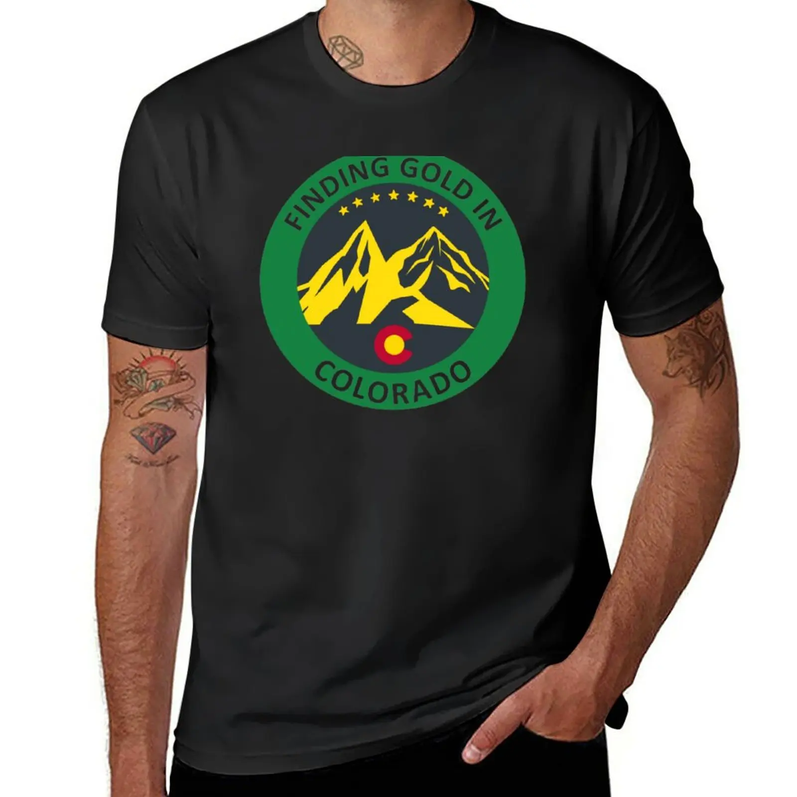 New Finding Gold in Colorado logo gear T-Shirt quick drying t-shirt hippie clothes Short sleeve mens big and tall t shirts
New Finding Gold in Colorado logo gear T-Shirt quick drying t-shirt hippie clothes Short sleeve mens big and tall t shirts