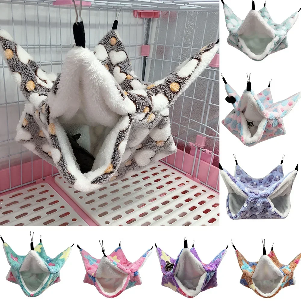 Hammock For Rats Double Thick Plush Warm Bed For Hamster House Nest Sleeping Bag Hanging Tree Beds Guinea Pig Hamster Cage
Hammock For Rats Double Thick Plush Warm Bed For Hamster House Nest Sleeping Bag Hanging Tree Beds Guinea Pig Hamster Cage
