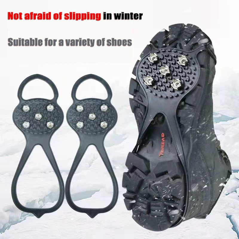 1 Pairs of Ice Claw Shoe Covers Outdoor Ice Claw Snow Non-slip Shoe Covers Ice Snow Non-slip Climbing Mountaineering Shoe Covers
1 Pairs of Ice Claw Shoe Covers Outdoor Ice Claw Snow Non-slip Shoe Covers Ice Snow Non-slip Climbing Mountaineering Shoe Covers